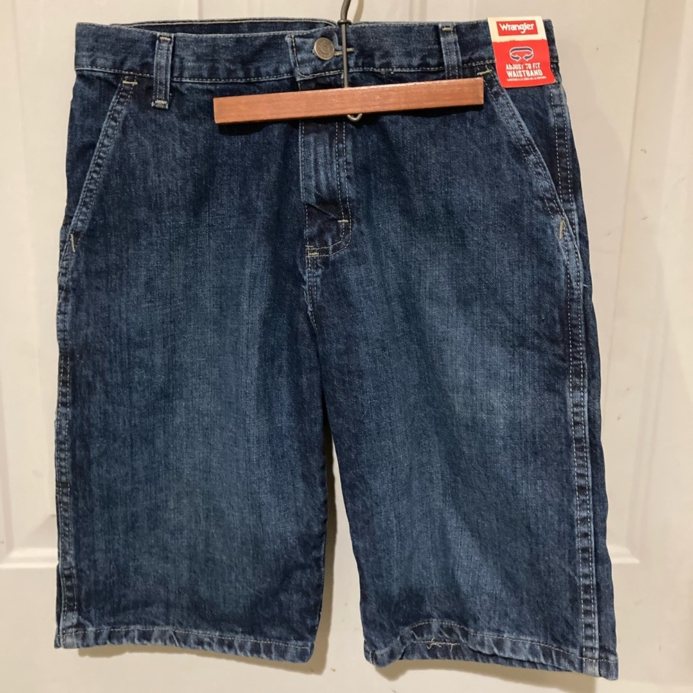 Boys Wrangler Denim Cargo Pocket Shorts